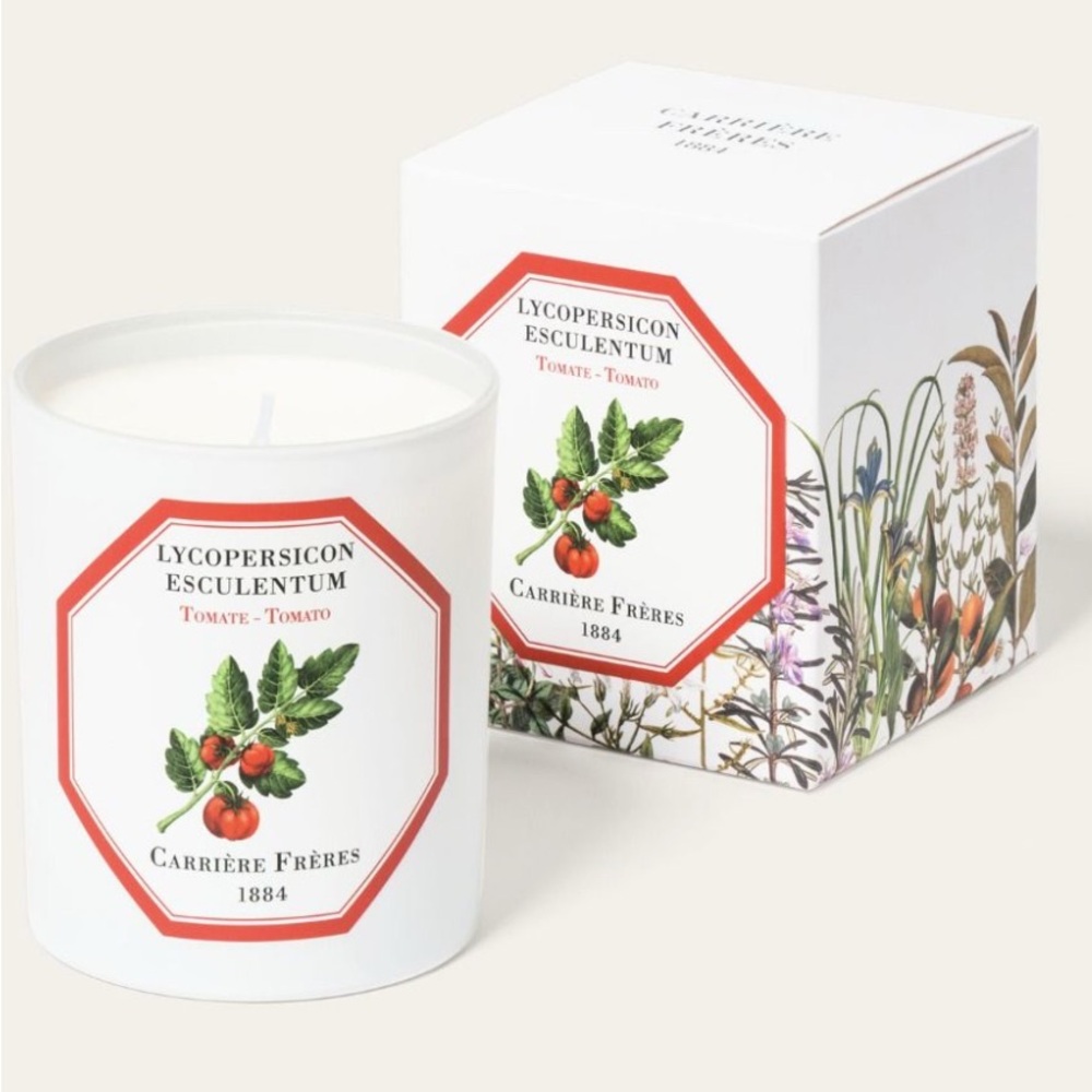 Carriere Freres tomato candle